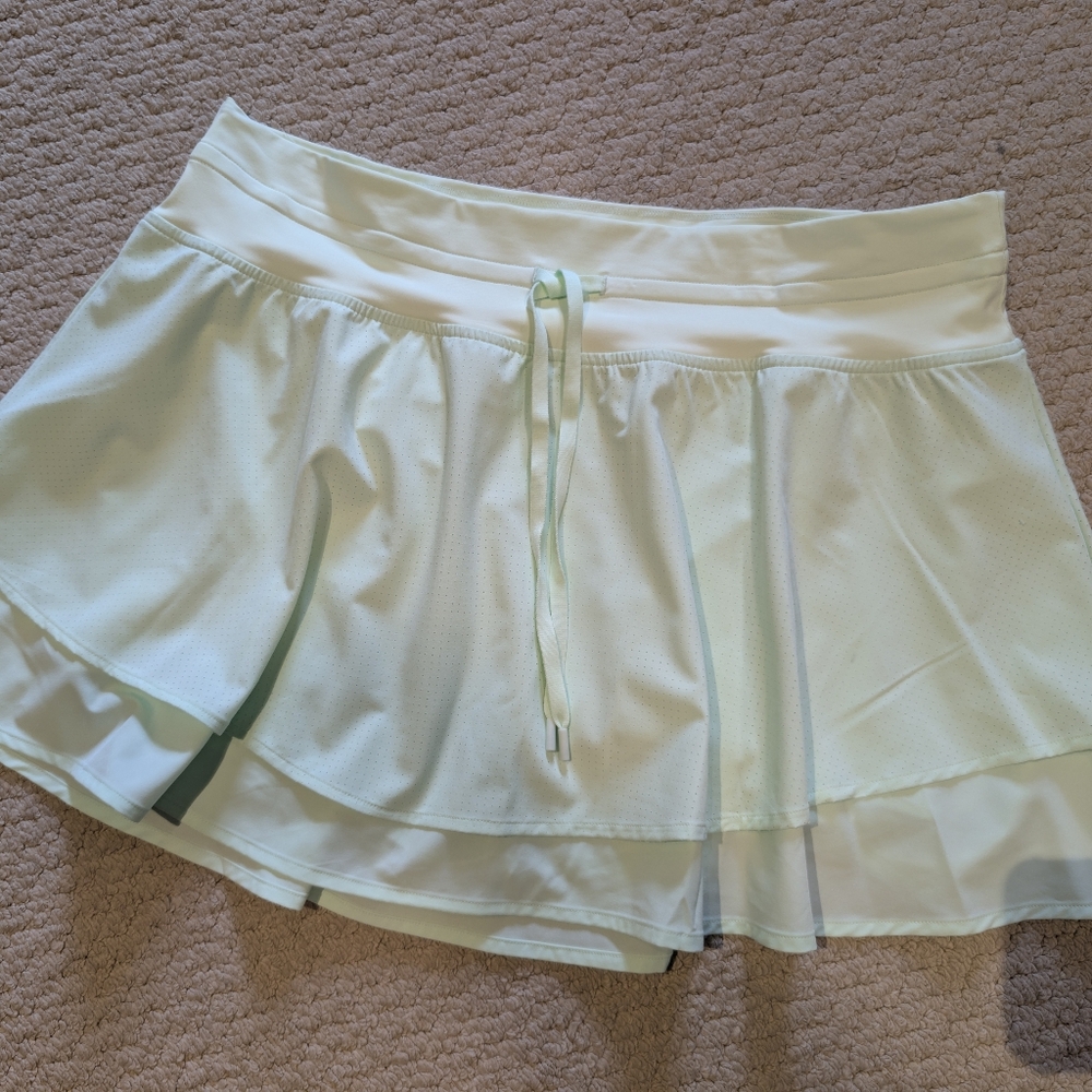 DSG Women's Knit Waistband Stride Skort Lot Of 2 Green White XXL - Picture 2 of 7